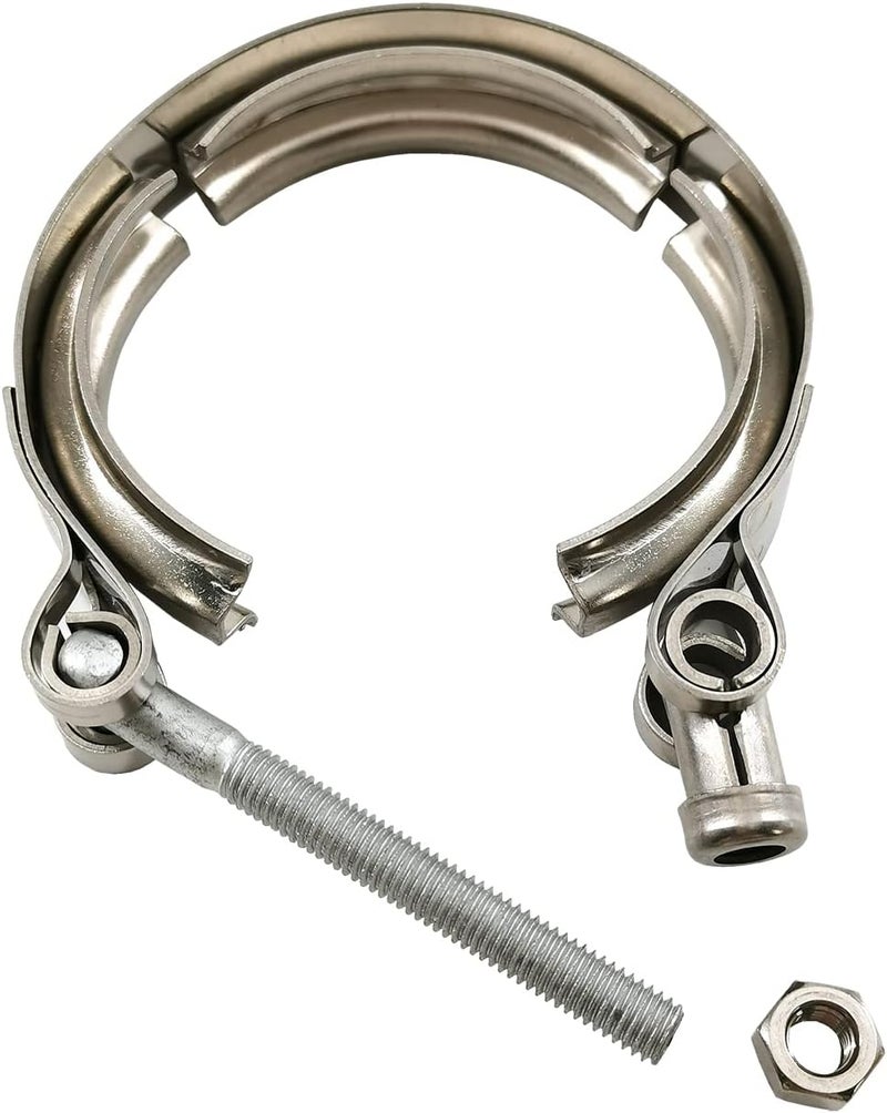 GaeaAuto 2.5 inch V Band Clamp 304 Stainless Steel for Turbo Downpipes Pack of 2 - Image 3